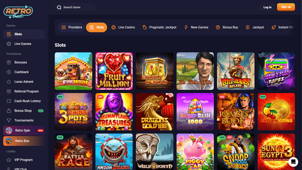 retrobet casino Gameplay
